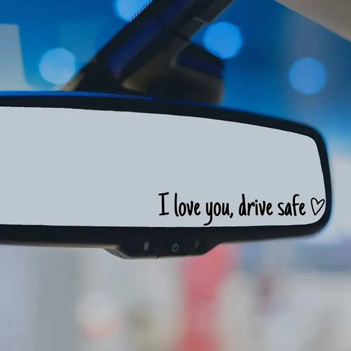 Letter Pattern Car Rearview Mirror Sticker, Car Rearview Mirror Decal Sticker, Decorative Car Sticker, Universal Car Accessories for Women & Girls