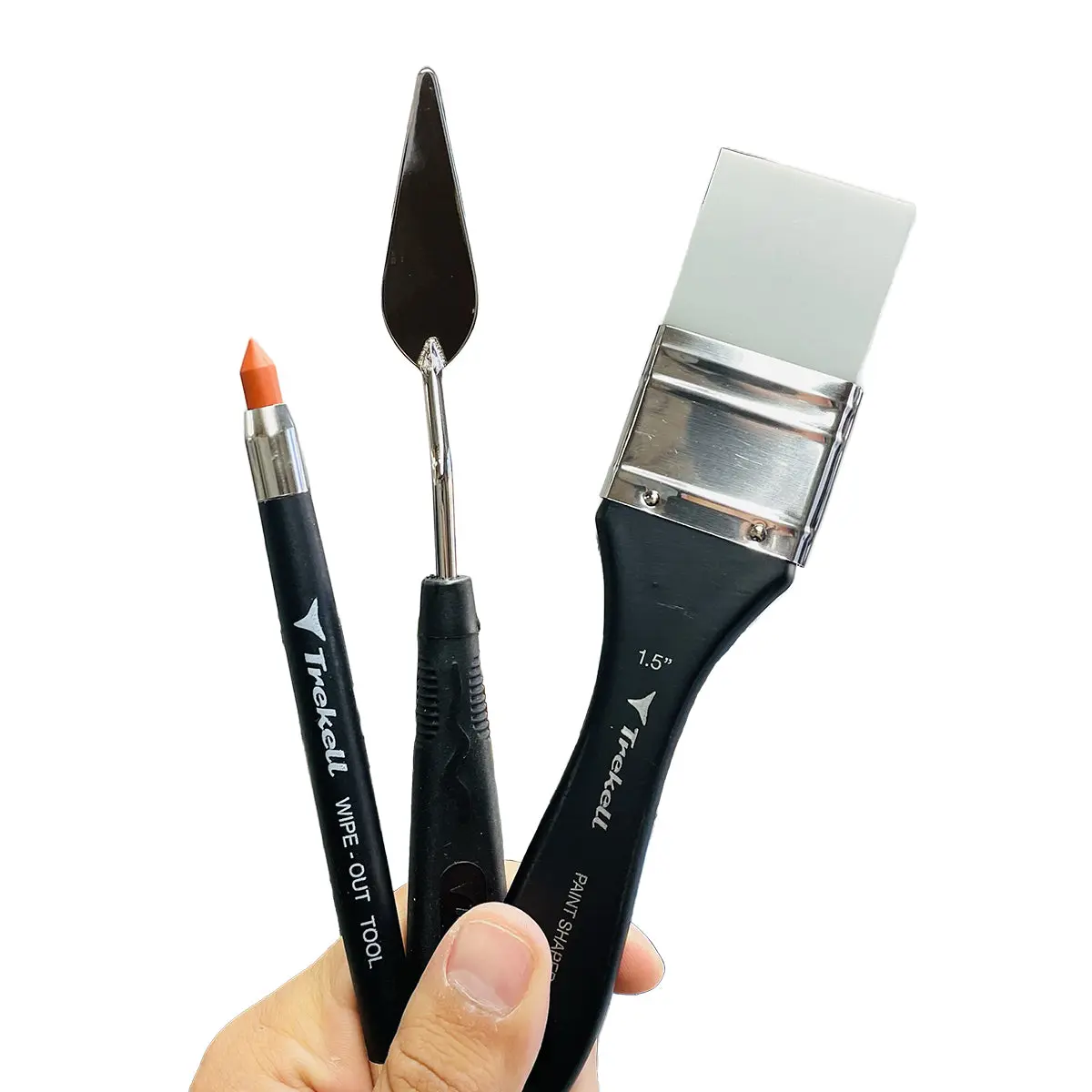 Trekell Alternative Brush Complete Paint Shapers Set of Three limewash paint