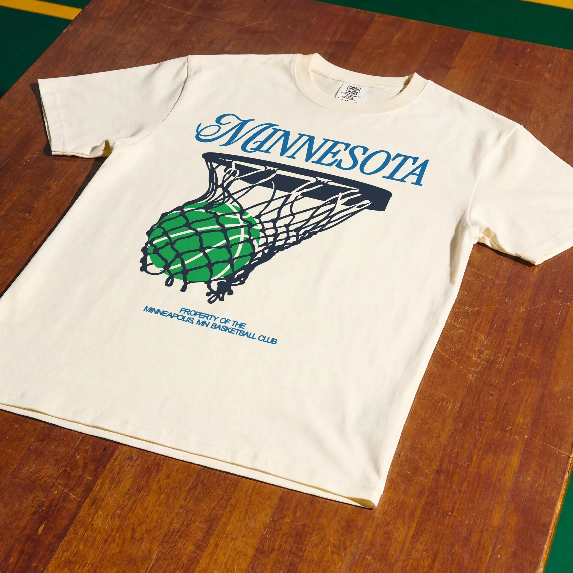 Minnesota Basketball T-Shirt, Vintage Bball Streetwear Graphic Tee