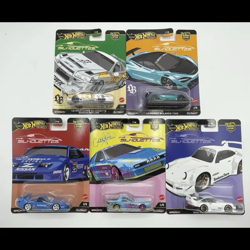 Hot Wheels Car Culture 2025 G SILHOUETTES Set of 5 Cars FPY86-961G 1/64