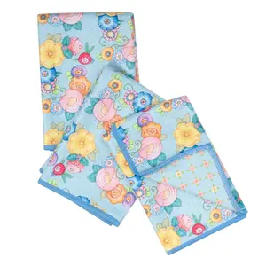 Mighty Mini Towel (Set of 3) Reversible - Mary Engelbreit Wildflower Garland
