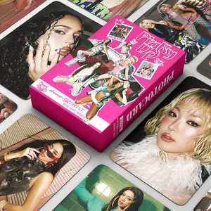 KATSEYE New Album Collection Photo Card, Photocard, Star Sticker LOMO Card, Supporting Photo Sticker, Double sided Small Card, Boxed Collection Card, Photo Card/Bookmark, Theme LOMO Card Sticker Set, Essential Items for Fan Support Collection