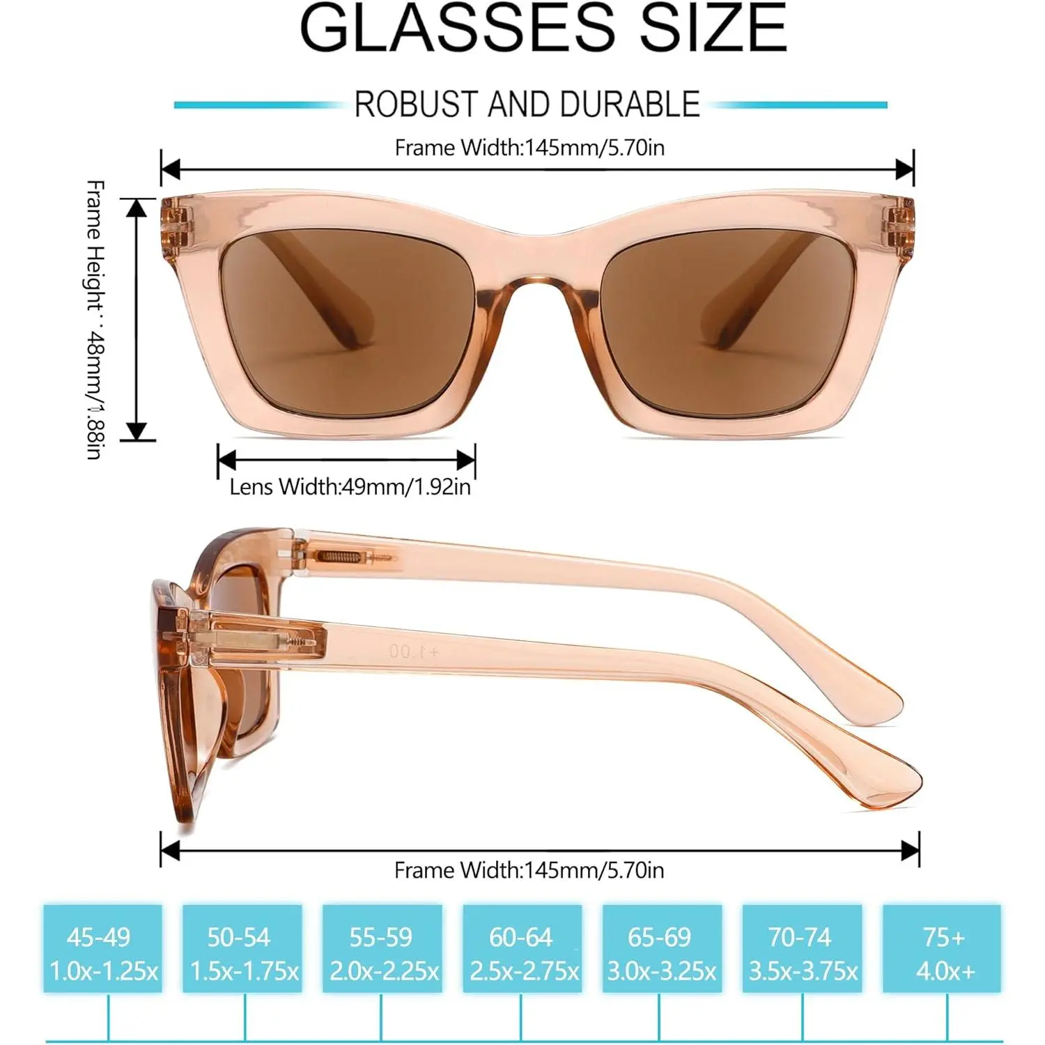 Reader Sunglasses 3 Pack Reading Sunglasses for women Stylis  display picture 1