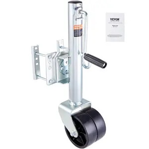 【Father's Day】VEVOR Boat Trailer Jack 35.3 in, Bolt-on Trailer Tongue Jack, Max Weight Capacity 2000 lbs, PP Wheel & Handle for RV, Horse, Utility & Yacht Trailers