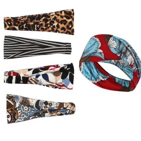 PUNMASA [Not For Sale] 1pc Wide Non-Slip Women's Hairband - Basic Fabric Accessory with Colorful Accents, Headbands for Wigs Styling, Default Random Color for Fresh Look + Free Gifts