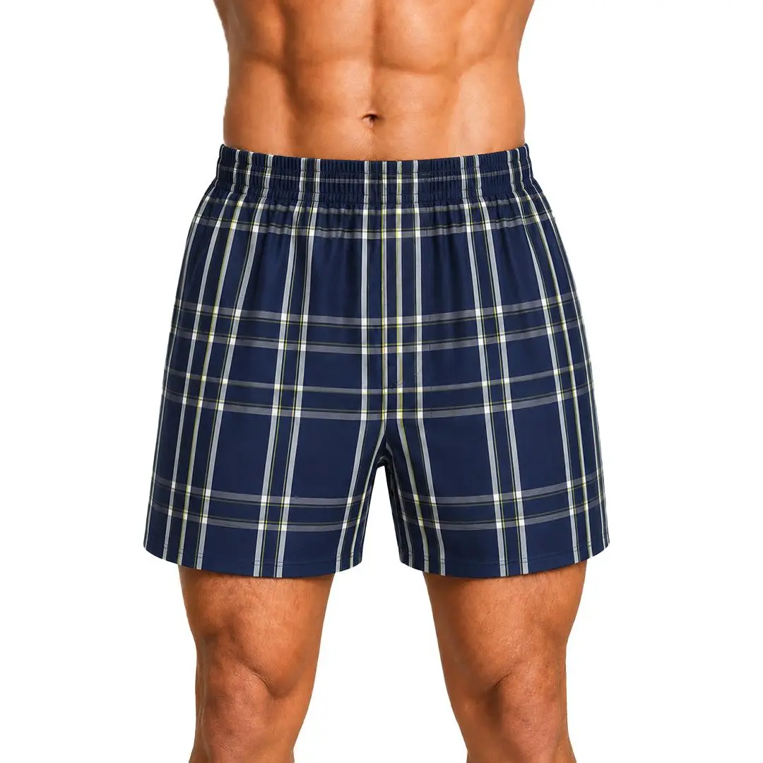 Player's Big Man's Plaid Boxer – Assorted Color 2Pc Pack