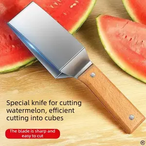 Stainless Steel Triangular Watermelon Cutter – Fast, Even Slices, Gentle on Hands
