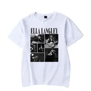 2026 Summer Ella Langley Merch Trendy Short Sleeve T Shirt Unisex Sport Pullover Harajuku Y2k T Shirt Top