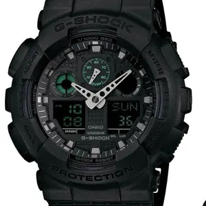 G-Shock GA100MB1ACR Tactical Black Black Analog/Digital Display