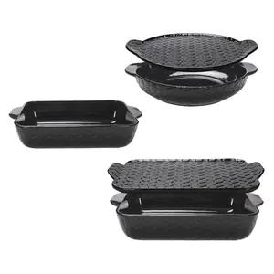 Temp-tations Carved Willow 5-Piece Essential Bakeware Set