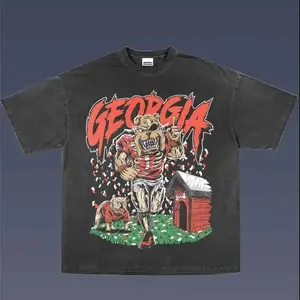 Georgia Bulldog Zombie Skeleton College Mascot Doghouse Confetti Tee clothing gift - graphic tee - shirt top men - trendy casual top