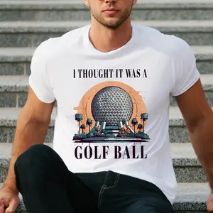 I Thought It Was A Golf Ball - Golf Lover Golfing T-Shirt | Funny Golf Tee | Perfect Gift For Men Dad Husband Women Mom Wifi Outfit | Trending Now!