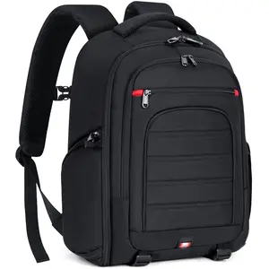 Camera Backpack Camera Bag for DSLR/SLR Mirrorless Camera 14 Inch Laptop Camera Backpack for Photographers Anti-theft Camera Case Photography Backpack with Rain Cover, Tripod Holder