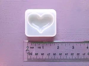 Heart Silicone Mold | Silicone Epoxy Heart Mold, Epoxy Art, Heart Resin Art, Resin Mold, Resin Crafts, Crystal Craft, Nature Craft, Orgonite