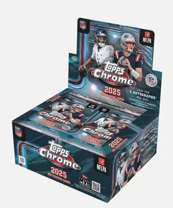 2025 TOPPS CHROME NFL FOOTBALL HOBBY JUMBO BOX