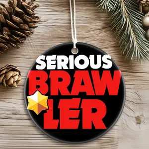 Christmas Ornaments How To Get Chinese Brawl Stars Serious Brawler Brawl Stars Acrylic Birthday Tree Decor Gift For Friends