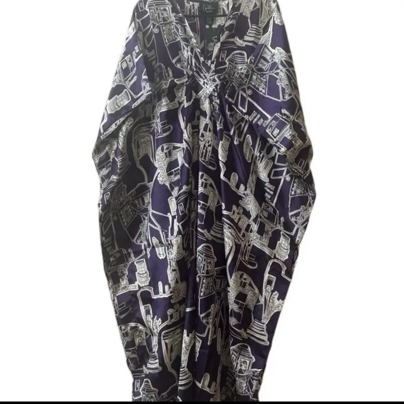 Plus Size Kaftan Dress for Women - Casual Women's Dress, Home, Spring, Summer, Beach Vacation, Bohemian Design