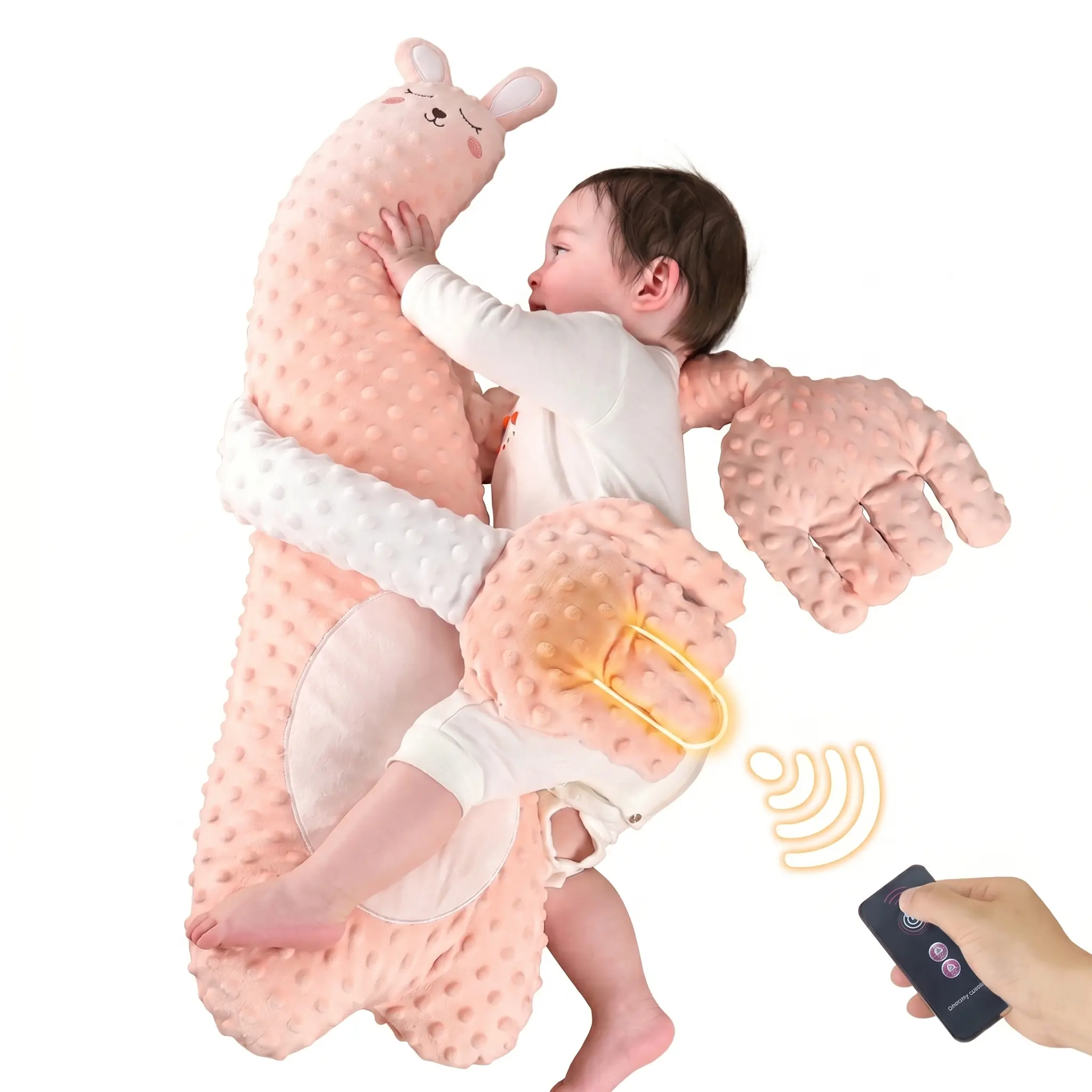 Baby Pat Sleep, Baby Pat Pillow, Baby Sleep Doll with Soothing Palm Pad, Baby Sleep Aid Palm Pad Supportive Memory Foam Soft Memory Foam