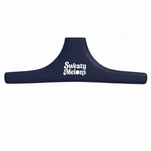 Boob sweat absorber - "AllTheThings Sweatparator" in color Navy Blue. Comfortable boob sweat absorbing insert for your bra, sports bra, and bralette. Use for exercise, hot flashes, breastfeeding, and everything in between.