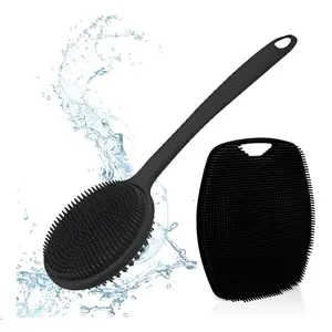 2-Pieces/Set Silicone Body Brush Set for flawless skin. Exfoliating brush to reduce cellulite, ideal for body scrubs and pampering treatments, Body Care Tool, Bathroom Accessories