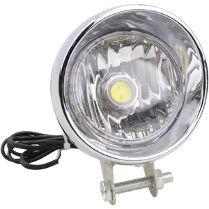 Motorcycle Headlight 12V Head Lamp With Integrated for Scooter ATV Cruiser Chopper