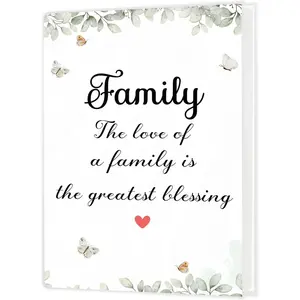 Family Photo Album Holds 36 4x6 Photos, the Love of a Family Is the Greatest Blessing Small Photo Album Memory Keepsake  for Families Graduation Travel Vacation