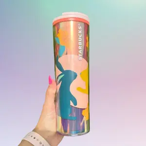 Easter Holographic 16 oz cylinder tumbler