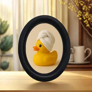 Vintage Art Cute Rubber Duck Wall Decor, Perfect for Halloween Christmas Thanksgiving Home Office Decoration, Room Decoration