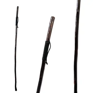 THY COLLECTIBLES Rustic Traditional Style Natural Wood Hiking Trekking Pole - 48 in Walking Stick for Men and Women with Rubber Tip