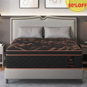 14"12" Gel Memory Foam Hybrid Pocket Spring Mattress Twin Full Queen King Mattress In A Box,  Medium Firm for Back Support & Pressure Relief, Motion Isolation