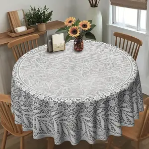 2D Flat Round Table Cloth, Rectangle Tablecloth, Family Kitchen Living Room Dining Table Cloth, Party Tablecloth, Kitchen Accessories, Room & Outdoor Tablecloth