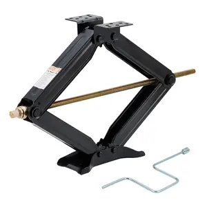 RV Scissor Stabilizer Jacks, Heavy-Duty 5000lb Capacity, Adjustable 4"-24" Height, Easy Crank for Camper,RV Scissor Stabilizer Jacks  Trailer, Motorhome Leveling, No-Wobble Support – 2 Pack