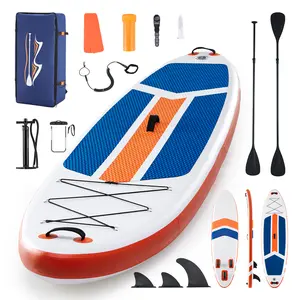 Inflatable Stand Up Paddle Board with Premium SUP Paddleboard Accessories,2-in-1 Paddle,Wide Stable Design,Non-Slip Comfort Deck for Adults & Youth of All Skill Levels