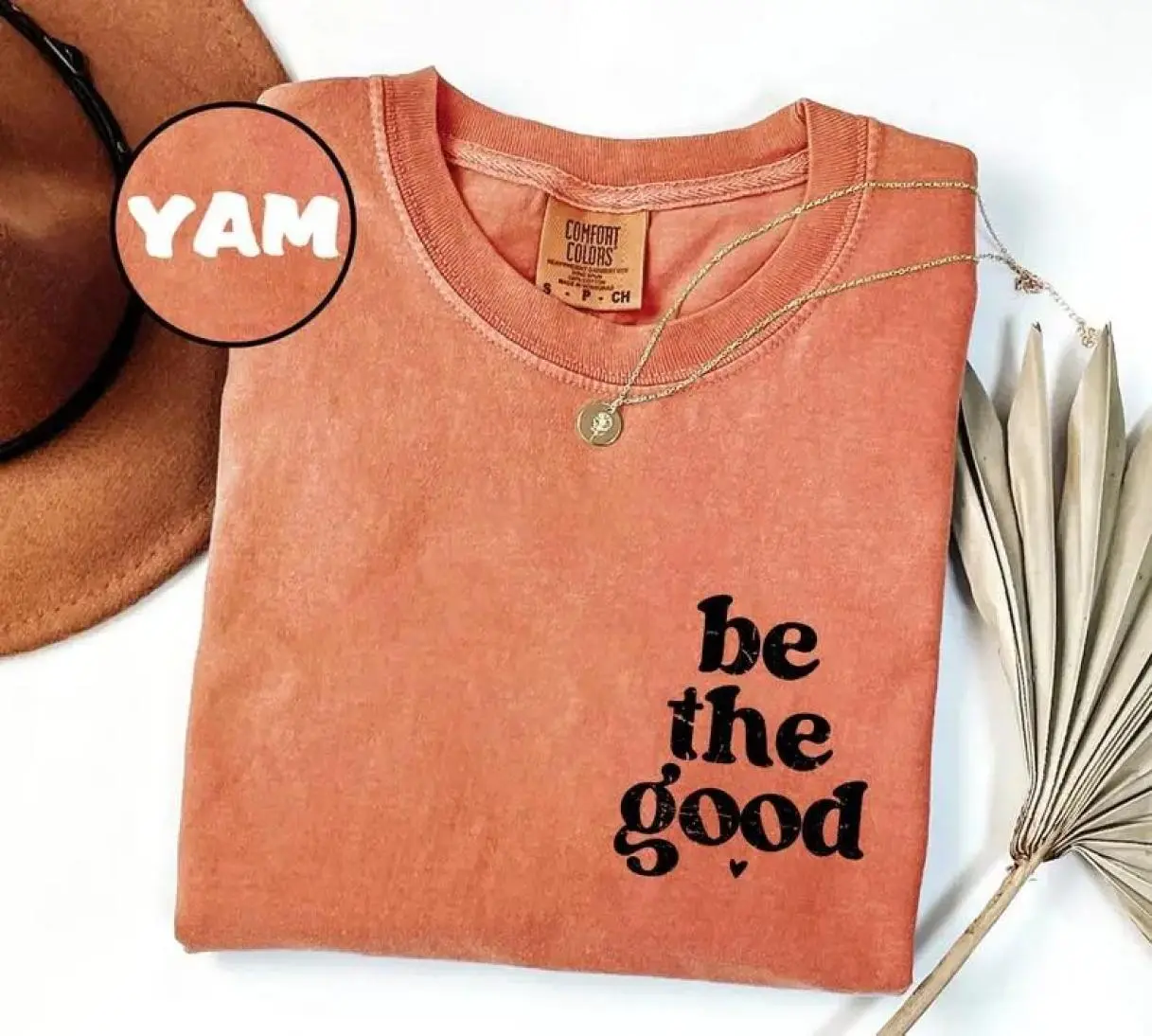 Comfort Colors Be The Good Shirt, Inspirational Graphic Tee, Be a Good Human T-Shirt, Kindness Shirt, Positive Message Apparel, Uplifting Gift Tee, Ready to Go, No Effort Needed, Made to Last, Durable Quality Casual Cotton