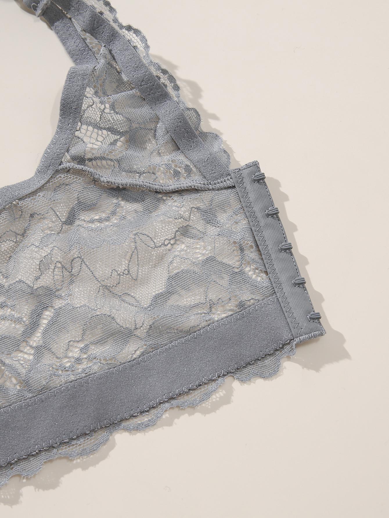 3PCS Lace Underwire Push-Up Bra - Anti-Sag, Wide Adjustable Straps, Comfort Breathable Elegance Elastic Lingerie, Versatile Wear Date Gift Bridal Everyday