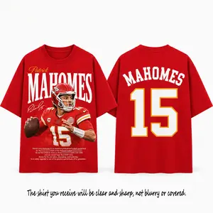 Ver 2 Mahomes 15 Acid Washed Unisex Oversized Cotton T-Shirt Hoodie, The Showtime T-Shirt Hoodie, The Kansas Shirt The Fan's Kit, Sunday Football Outfit, Football Kit , Football Graphic Tee, Vintage Football Shirt, Game Day Hoodie T Shirt