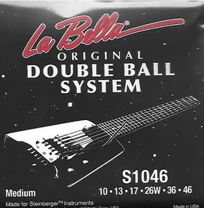 New S1046 LaBella Steinberger Double Ball-End S-Series Guitar Strings S1046 - HeadlessUSA