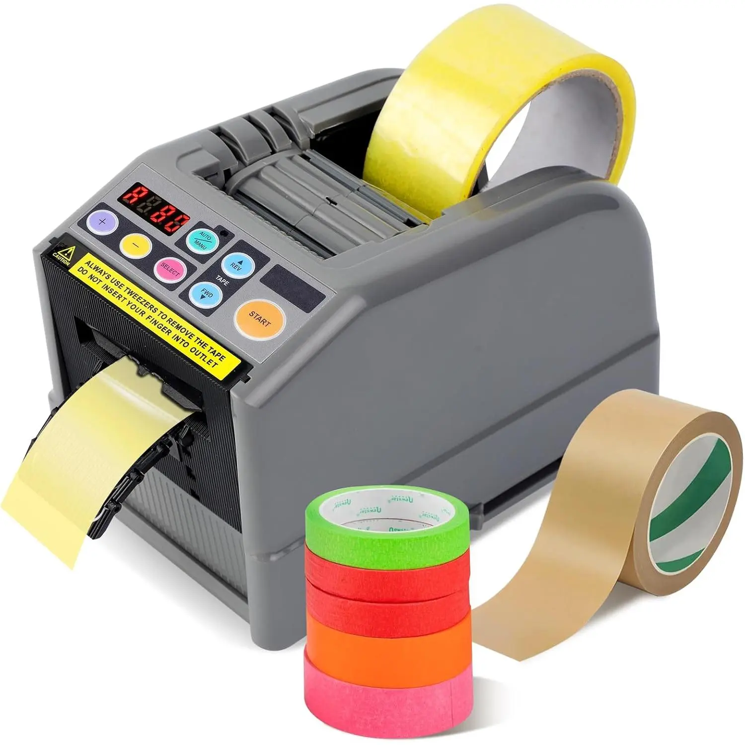 Automatic Ribbon Cutter, Advanced Electric Dispenser with 39.9-Inch Cut Length, Ideal for Gift Wrapping, Shipping, and Businesses, Automatic Cut, Advanced Automatic