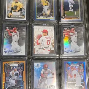 Toploader Binder,Trading Card Binder Storage Hold up 288 Cards 9-Pocket Top Loader Binder with Sleeves for 3"x4" Rigid Toploaders Hard Cases (9Black)