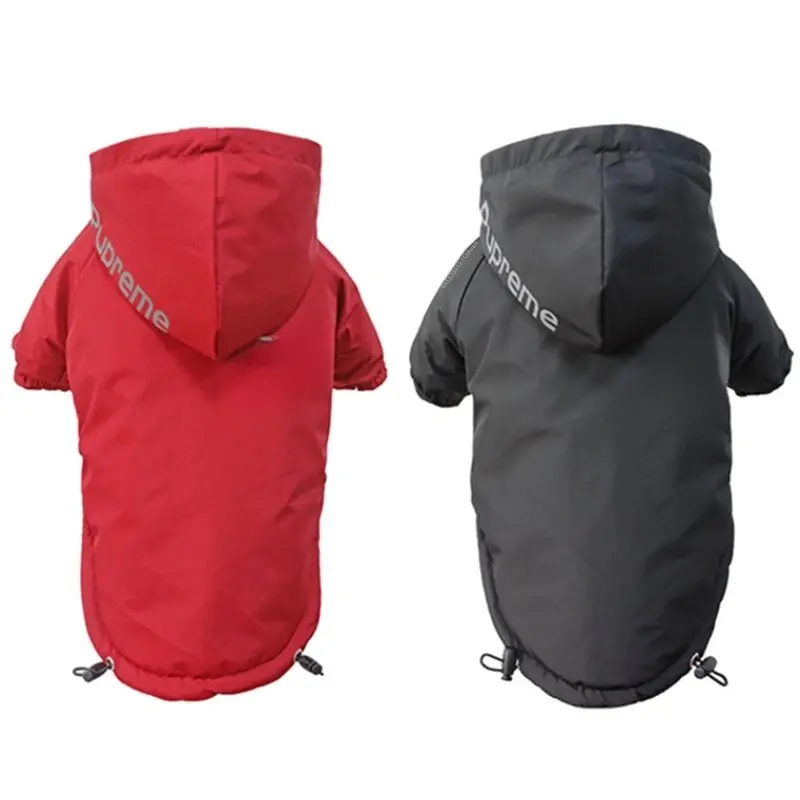 Waterproof Dogs Clothes Reflective Pet Coat For Small Medium Dogs Winter Warm Fleece Dog Jackets Puppy Raincoat Chihuahua Outfit