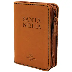 Nueva Biblia Reina Valera 1960 en tamano mini bolsillo con Cierre, Indice, Senti Piel en color Mango/ Pocket Size Bible Spanish Mini Bible (Spanish Edition)