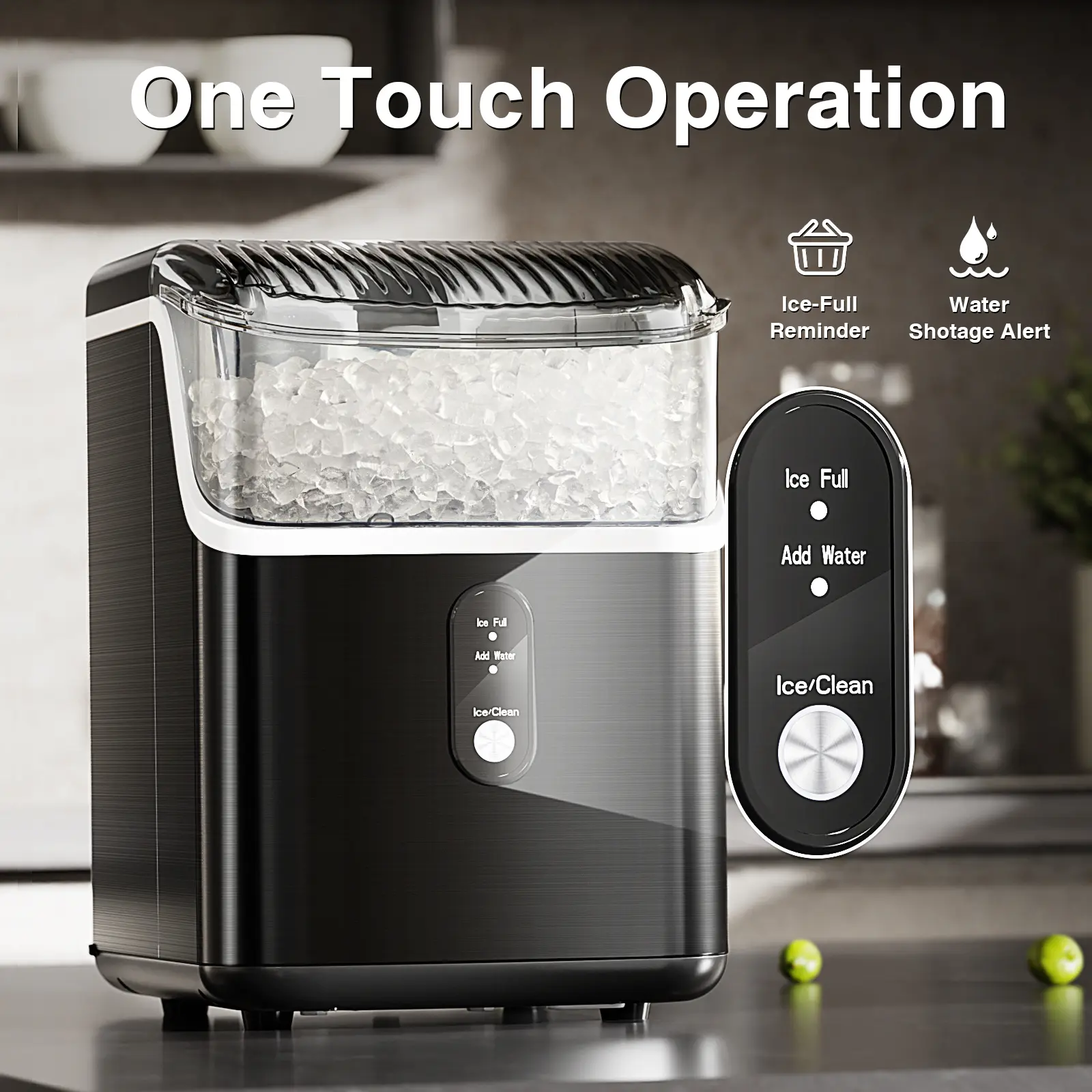 Chewable Ice--B（Stainless Steel Black）