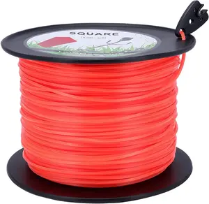 .095-Inch Square Trimmer Line, 3 Pound Grass Trimmer Line for Echo SRM 235 SRM 230 FS 56 RC FS55 R 128LD DCST970X1 RY253SS String Trimmer