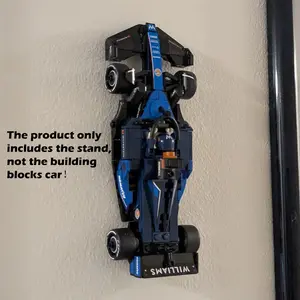 Wall Mount Holder for F1 Speed Champion Series Racing Model Cars, Home Decor Accessory, Display Base, Ideal for Car Enthusiasts