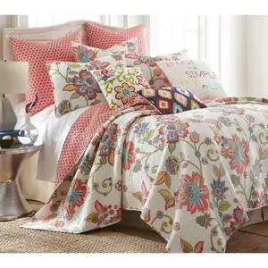 Levtex Home Clementine Floral 3-Piece Full/Queen Quilt Set