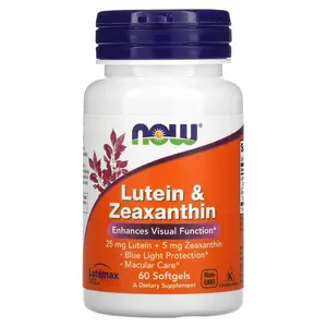 NOW Foods Lutein & Zeaxanthin, 60 Softgels