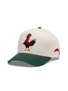 SCG The Rooster Cream and Green Golf Hat