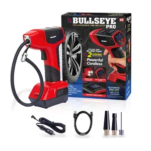 Bullseye Pro Rechargeable Car Tire Air Pump Compressor