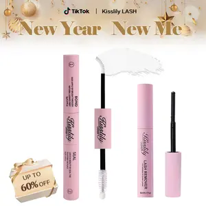 Bond&Seal&Remover | Kisslily Lash Bond&Seal&Remover for Cluster Eyelash Extensions Clear Remover for Self-application Individual Lashes at Home Makeup