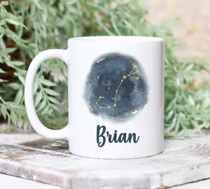 Scorpio Personalized Name Zodiac Constellation Mug